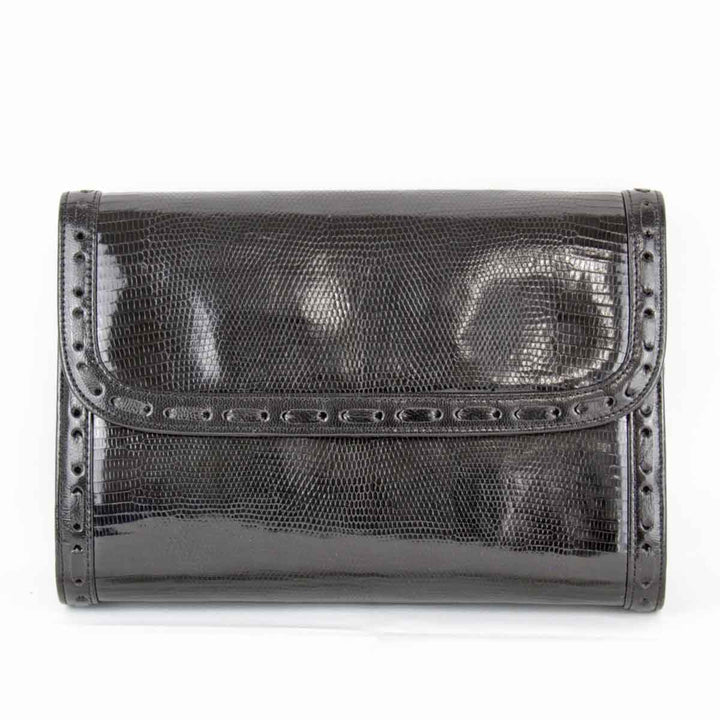 『USED』 
YVES SAINT LAURENT イヴ・サンローラン 
 クラッチバッグ 
 ブラック