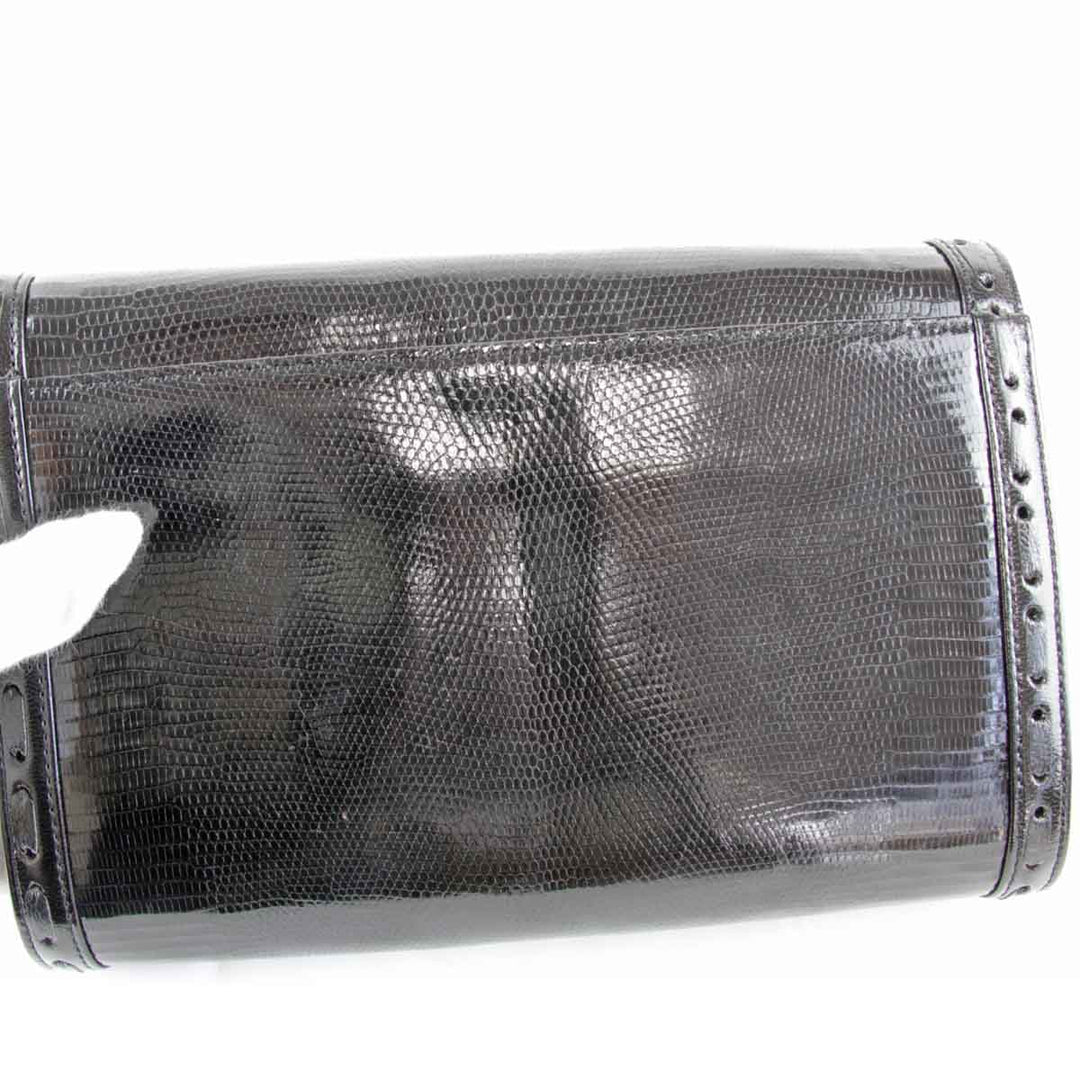 『USED』 
YVES SAINT LAURENT イヴ・サンローラン 
 クラッチバッグ 
 ブラック
