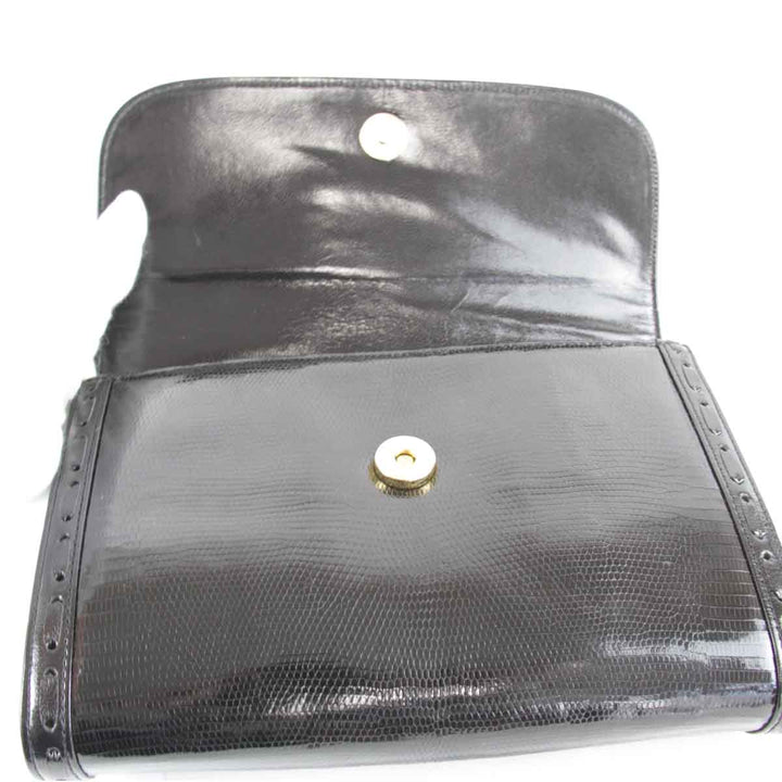 『USED』 
YVES SAINT LAURENT イヴ・サンローラン 
 クラッチバッグ 
 ブラック