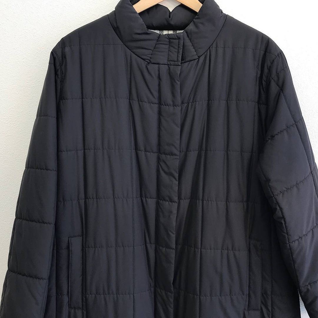 『USED』 
Burberrys バーバリーズ 
 中綿ダウンロングコート コート 
ナイロン /キュプラ ブラック系