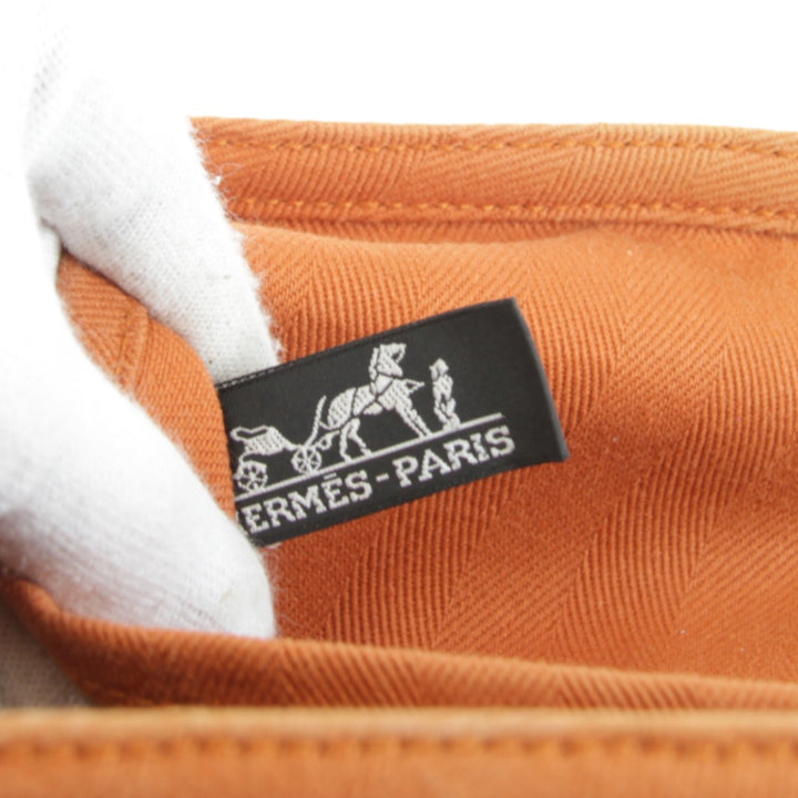 『USED』 
HERMES エルメス 
 ヴァルパライソGM ハンドバッグ 
キャンバス/レザー オレンジ