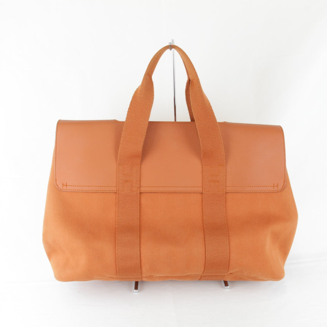 『USED』 
HERMES エルメス 
 ヴァルパライソGM ハンドバッグ 
キャンバス/レザー オレンジ
