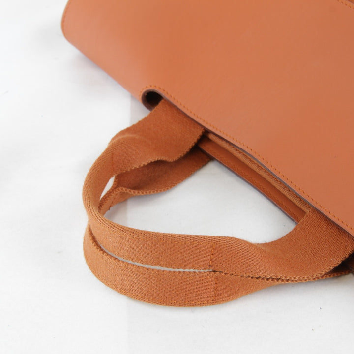 『USED』 
HERMES エルメス 
 ヴァルパライソGM ハンドバッグ 
キャンバス/レザー オレンジ
