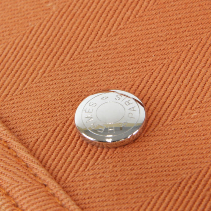 『USED』 
HERMES エルメス 
 ヴァルパライソGM ハンドバッグ 
キャンバス/レザー オレンジ