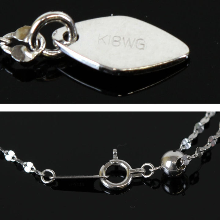 美品『USED』 K18WG 
ネックレス
 1.2g