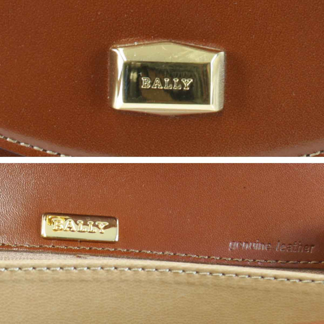 『USED』 
BALLY バリー 
 2wayバッグ ショルダーバッグ 
レザー ブラウン