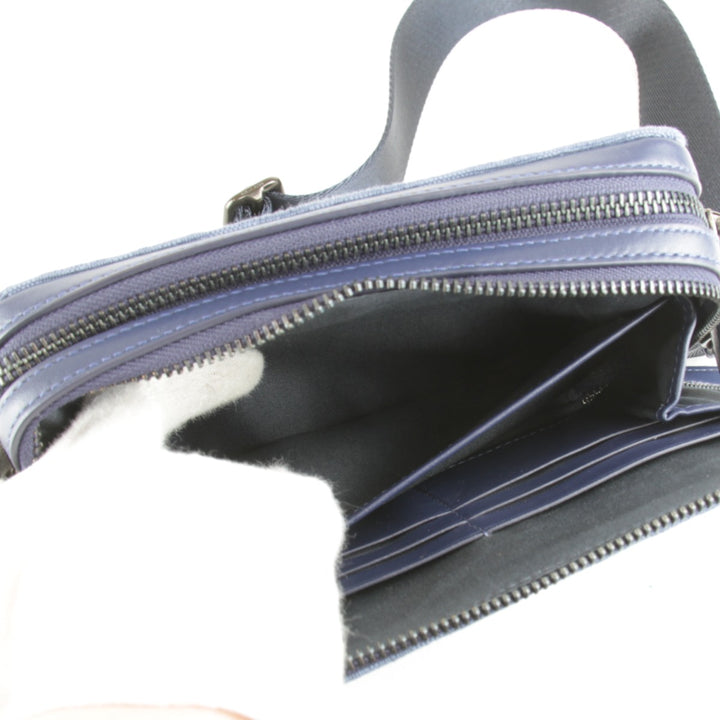 美品『USED』 
COACH コーチ 
 D2421-CU206 ショルダーバッグ 
キャンバス ブルー
