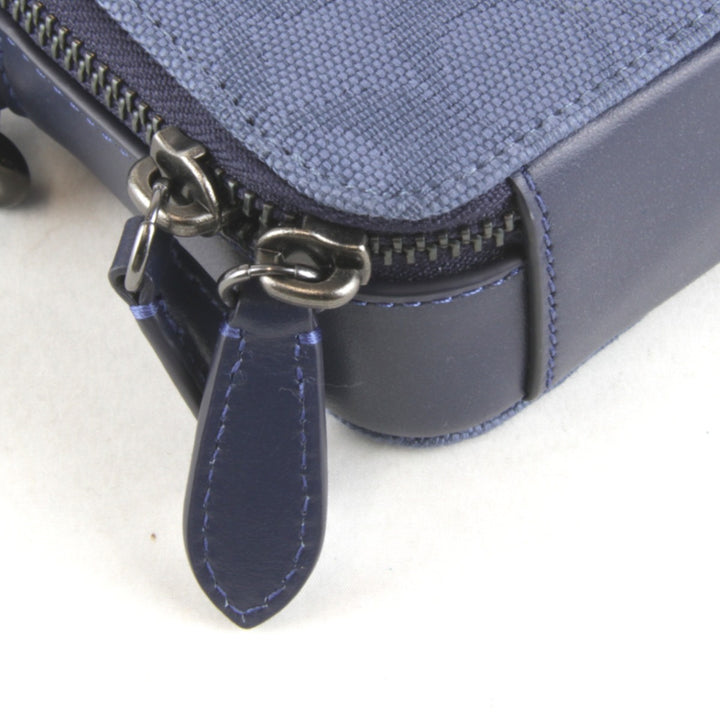 美品『USED』 
COACH コーチ 
 D2421-CU206 ショルダーバッグ 
キャンバス ブルー