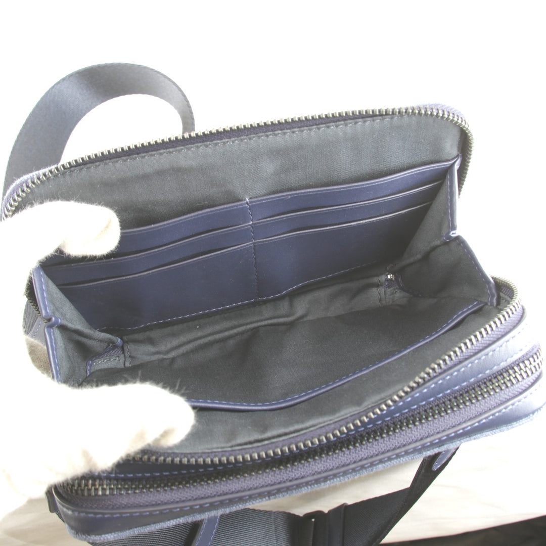 美品『USED』 
COACH コーチ 
 D2421-CU206 ショルダーバッグ 
キャンバス ブルー