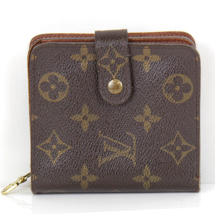 『USED』 
LOUIS VUITTON ルイ・ヴィトン 
 コンパクトジップ M61667 二つ折り財布 
モノグラムキャンバス モノグラム