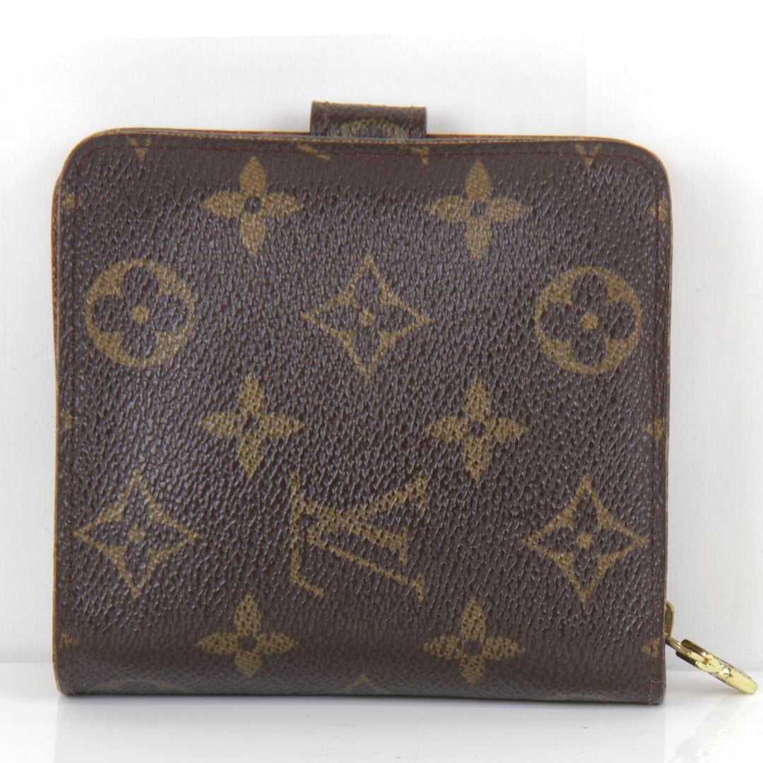 『USED』 
LOUIS VUITTON ルイ・ヴィトン 
 コンパクトジップ M61667 二つ折り財布 
モノグラムキャンバス モノグラム