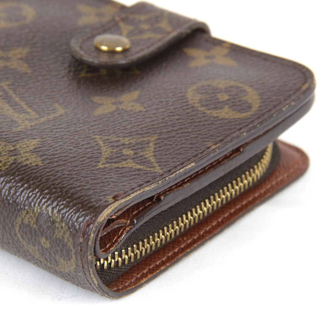『USED』 
LOUIS VUITTON ルイ・ヴィトン 
 コンパクトジップ M61667 二つ折り財布 
モノグラムキャンバス モノグラム