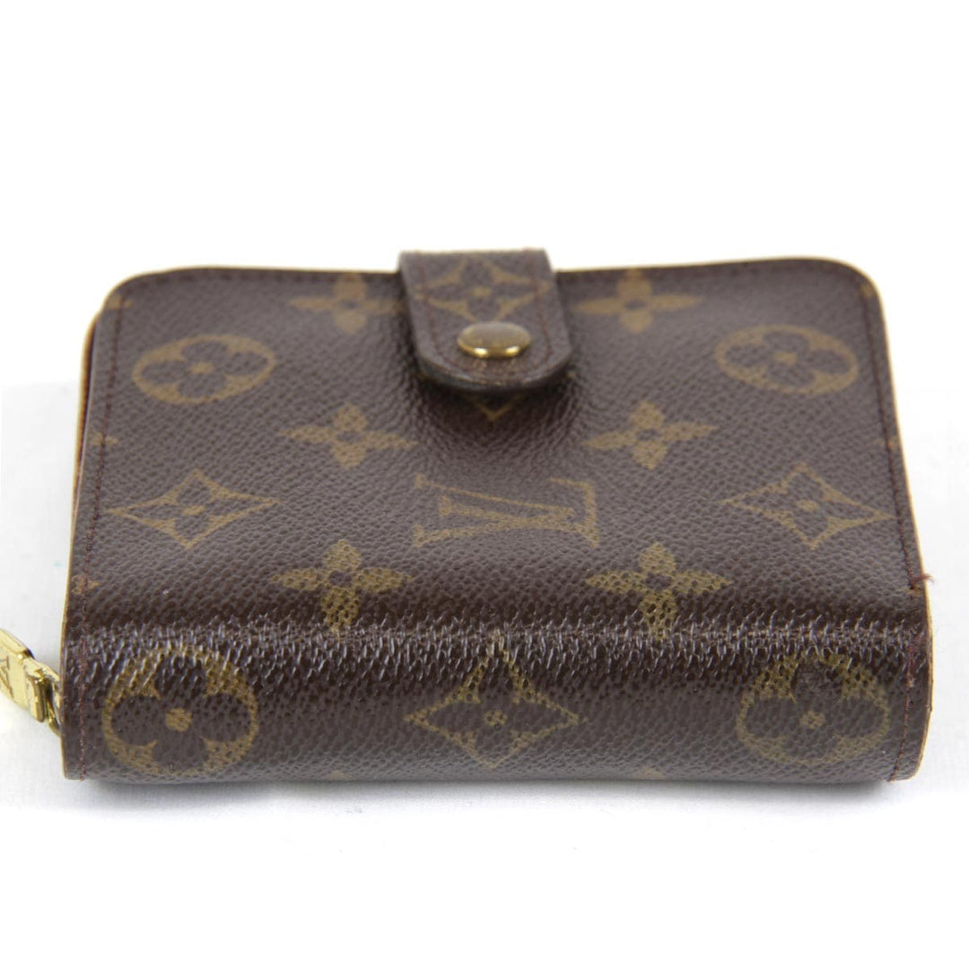 『USED』 
LOUIS VUITTON ルイ・ヴィトン 
 コンパクトジップ M61667 二つ折り財布 
モノグラムキャンバス モノグラム