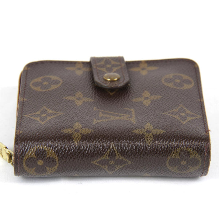 『USED』 
LOUIS VUITTON ルイ・ヴィトン 
 コンパクトジップ M61667 二つ折り財布 
モノグラムキャンバス モノグラム