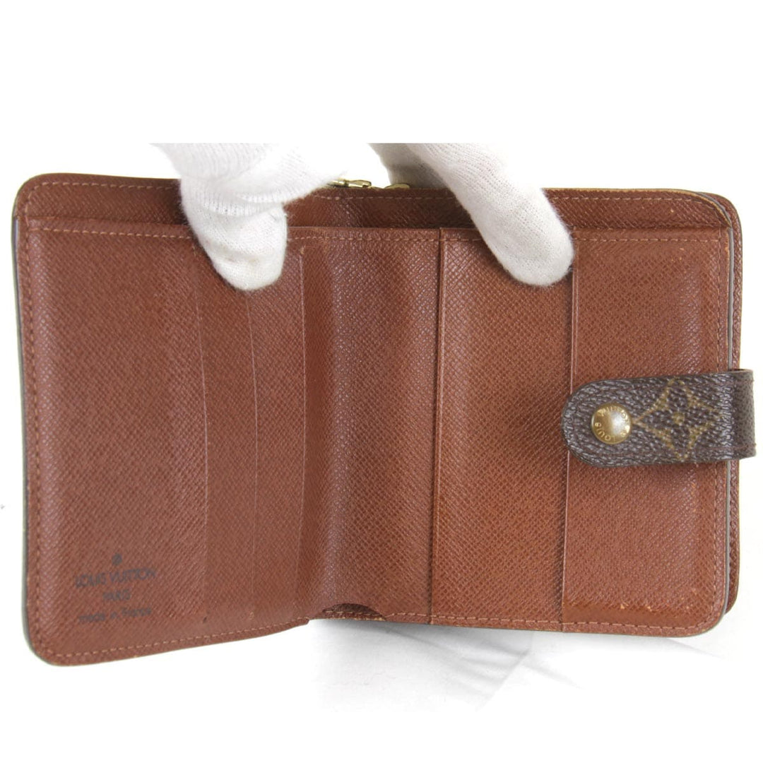 『USED』 
LOUIS VUITTON ルイ・ヴィトン 
 コンパクトジップ M61667 二つ折り財布 
モノグラムキャンバス モノグラム