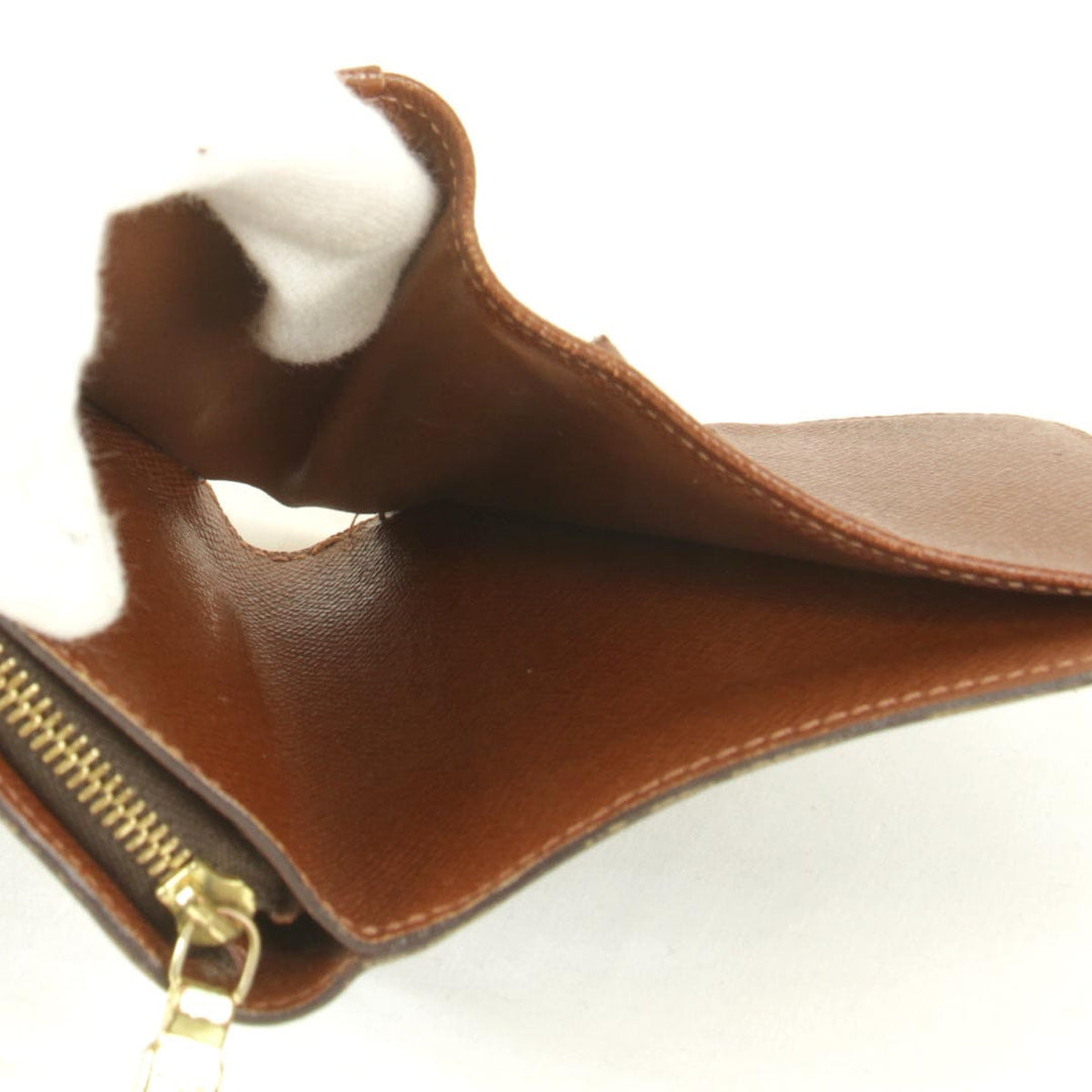 『USED』 
LOUIS VUITTON ルイ・ヴィトン 
 コンパクトジップ M61667 二つ折り財布 
モノグラムキャンバス モノグラム