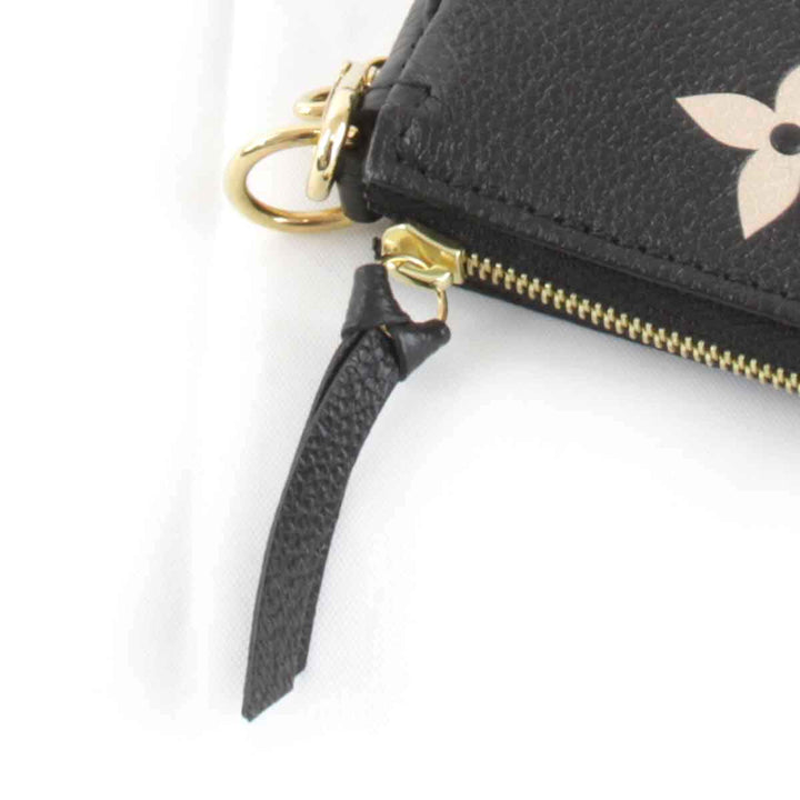 美品『USED』 
LOUIS VUITTON ルイ・ヴィトン 
 ミニポシェットアクセソワール M80732 アクセサリーポーチ 
レザー ブラック