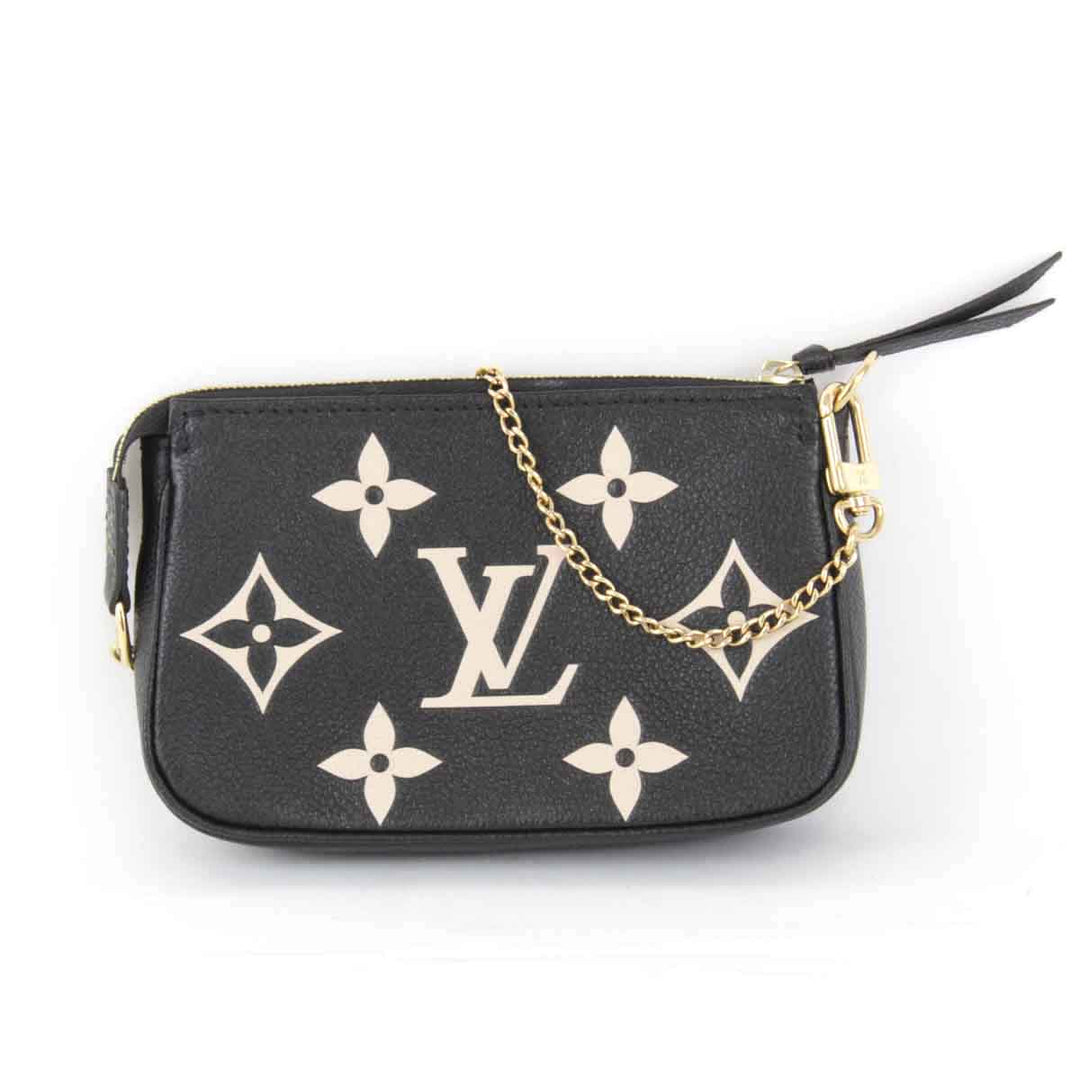 美品『USED』 
LOUIS VUITTON ルイ・ヴィトン 
 ミニポシェットアクセソワール M80732 アクセサリーポーチ 
レザー ブラック