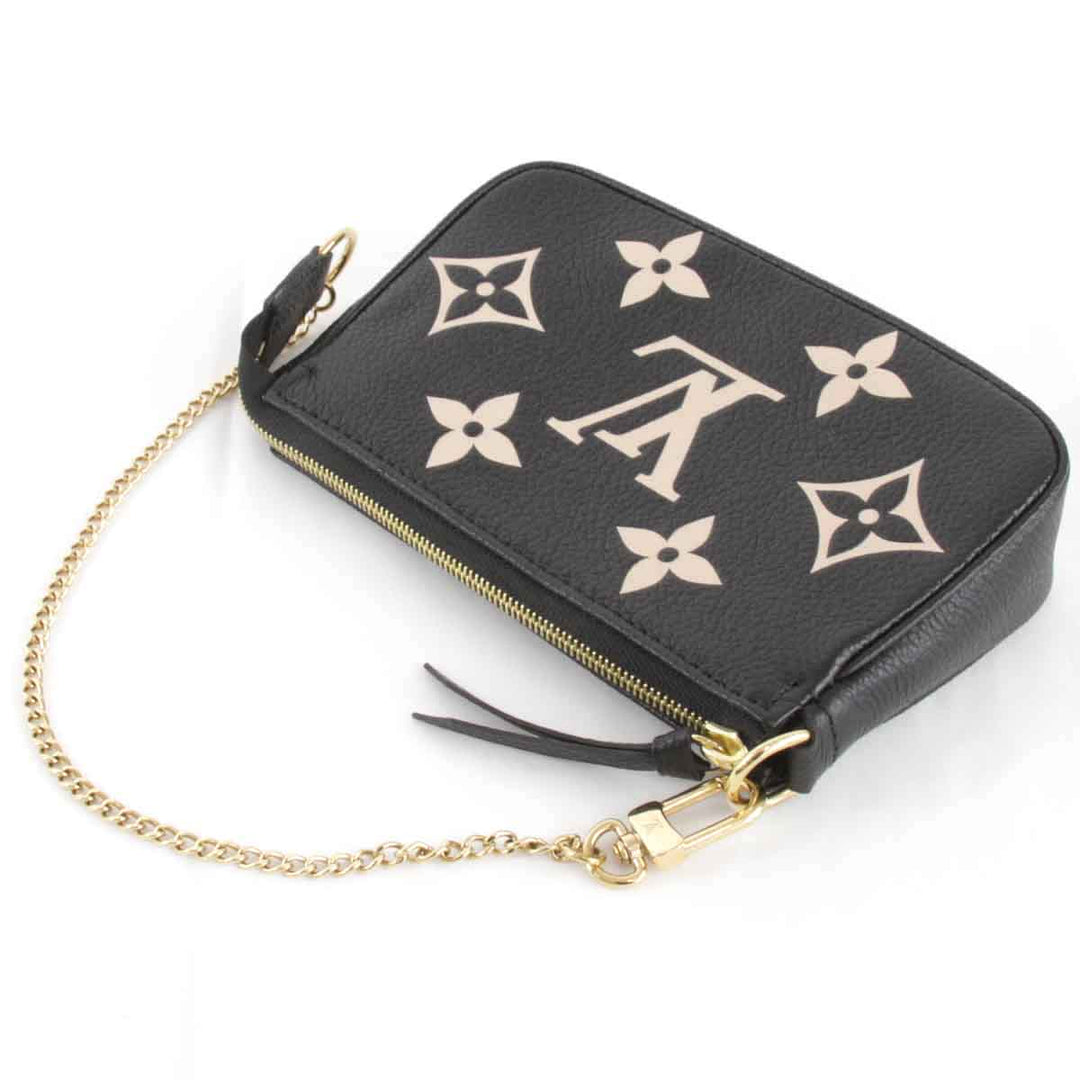 美品『USED』 
LOUIS VUITTON ルイ・ヴィトン 
 ミニポシェットアクセソワール M80732 アクセサリーポーチ 
レザー ブラック