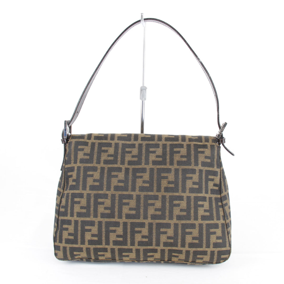 良品『USED』 
FENDI フェンディ 
 ショルダーバッグ 
キャンバス ブラウン
