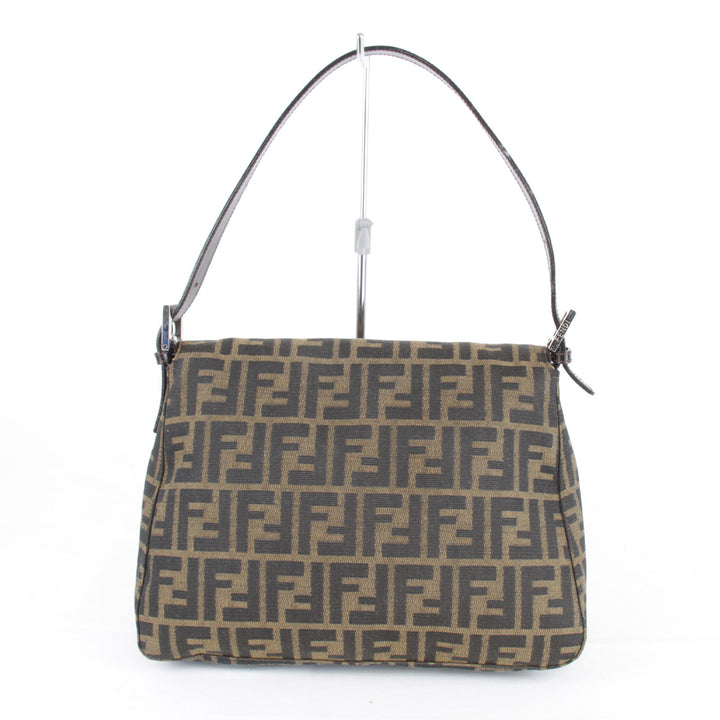 良品『USED』 
FENDI フェンディ 
 ショルダーバッグ 
キャンバス ブラウン
