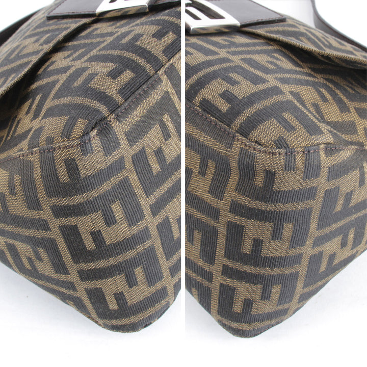 良品『USED』 
FENDI フェンディ 
 ショルダーバッグ 
キャンバス ブラウン