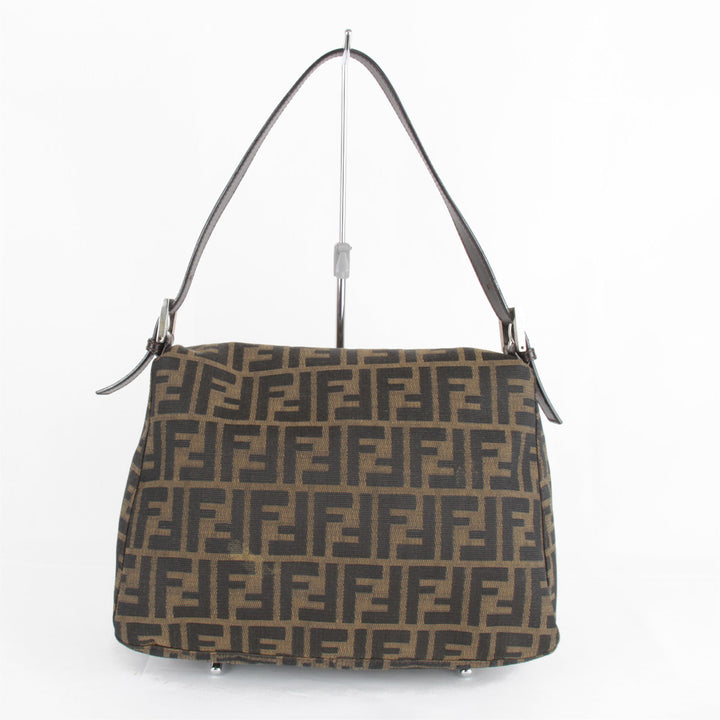 『USED』 
FENDI フェンディ 
 ショルダーバッグ 
キャンバス カーキ