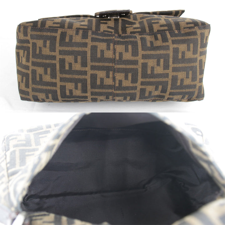 『USED』 
FENDI フェンディ 
 ショルダーバッグ 
キャンバス カーキ