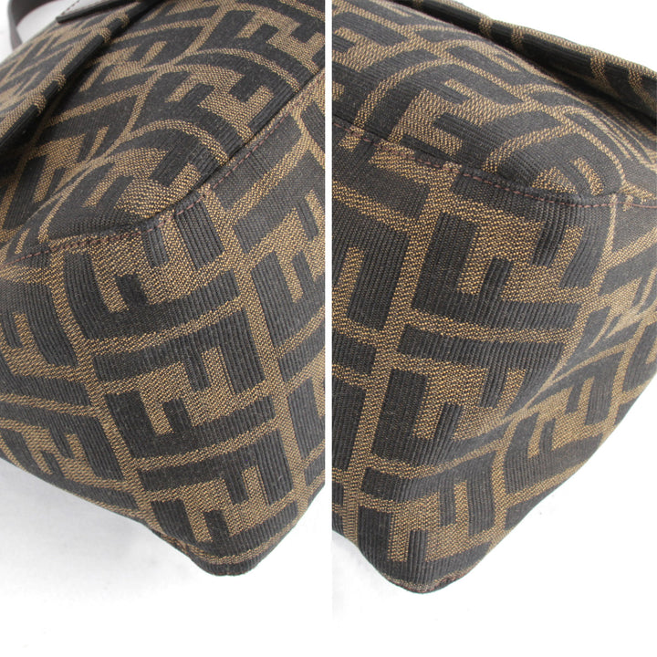 『USED』 
FENDI フェンディ 
 ショルダーバッグ 
キャンバス カーキ