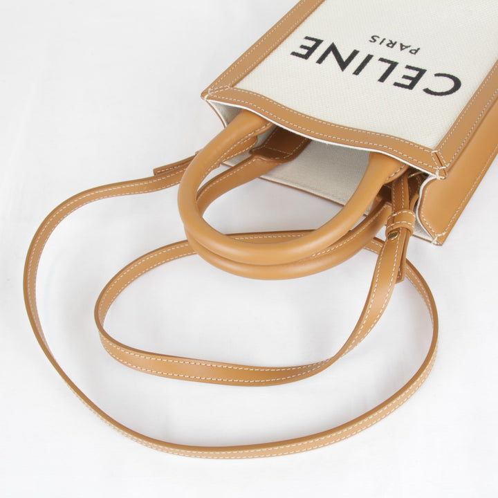 極美品『USED』 
CELINE セリーヌ 
 ショルダーバッグ 
キャンバス ホワイト