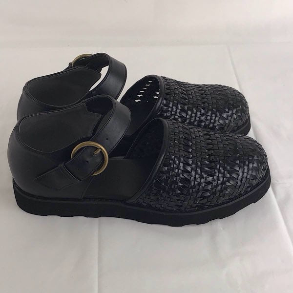 『USED』 
 
 antiqua Artichoke アンティカ アーティーチョーク メッシュサンダル Sサイズ サンダル 
合成皮革 ブラック
