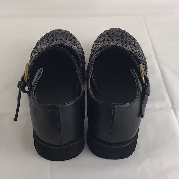 『USED』 
 
 antiqua Artichoke アンティカ アーティーチョーク メッシュサンダル Sサイズ サンダル 
合成皮革 ブラック