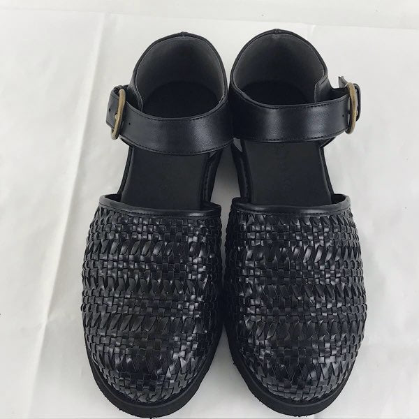 『USED』 
 
 antiqua Artichoke アンティカ アーティーチョーク メッシュサンダル Sサイズ サンダル 
合成皮革 ブラック