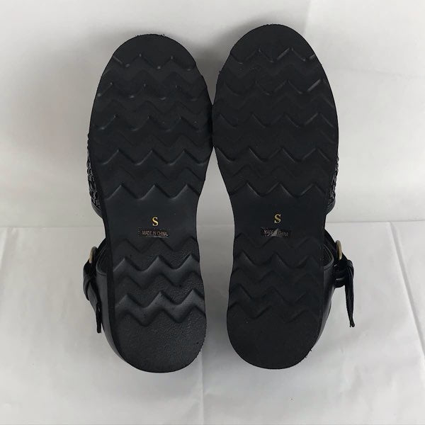 『USED』 
 
 antiqua Artichoke アンティカ アーティーチョーク メッシュサンダル Sサイズ サンダル 
合成皮革 ブラック