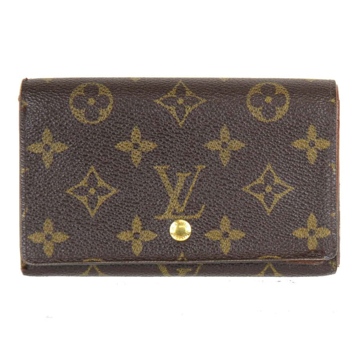 『USED』 
LOUIS VUITTON ルイ・ヴィトン 
 ポルトモネビエ・トレゾール M61730 財布 
モノグラムキャンバス モノグラム