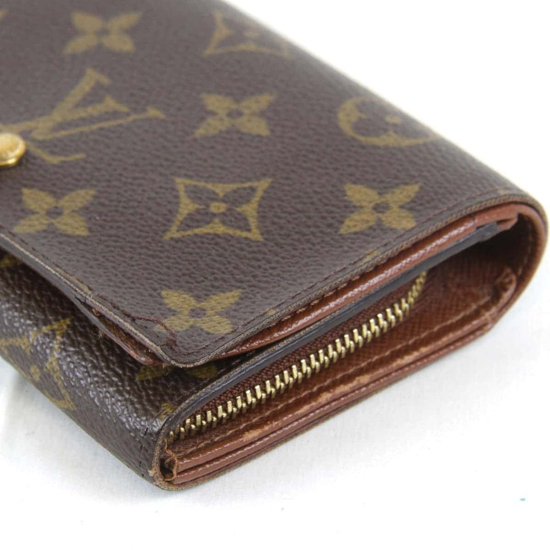 『USED』 
LOUIS VUITTON ルイ・ヴィトン 
 ポルトモネビエ・トレゾール M61730 財布 
モノグラムキャンバス モノグラム