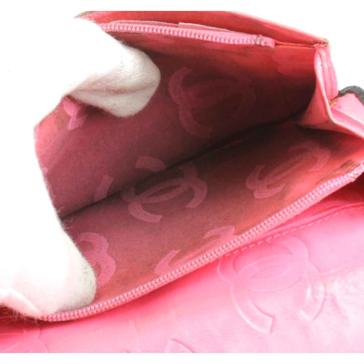 『USED』 
CHANEL シャネル 
 カンボンライン 長財布 
レザー ブラック