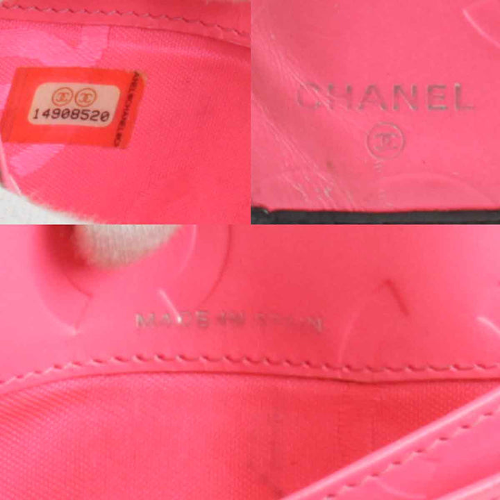 『USED』 
CHANEL シャネル 
 カンボンライン 長財布 
レザー ブラック