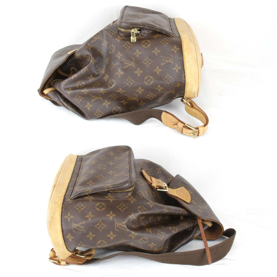 『USED』 
LOUIS VUITTON ルイ・ヴィトン 
 モンスリ M51135 リュック・デイパック 
モノグラムキャンバス モノグラム