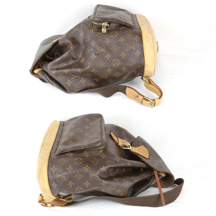 『USED』 
LOUIS VUITTON ルイ・ヴィトン 
 モンスリ M51135 リュック・デイパック 
モノグラムキャンバス モノグラム