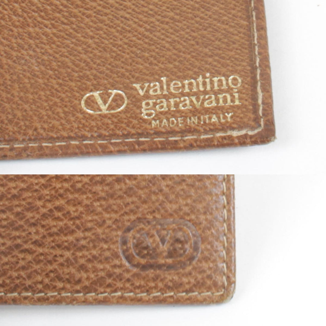 『USED』valentino garavani 
 
 札入れ 
レザー ブラウン