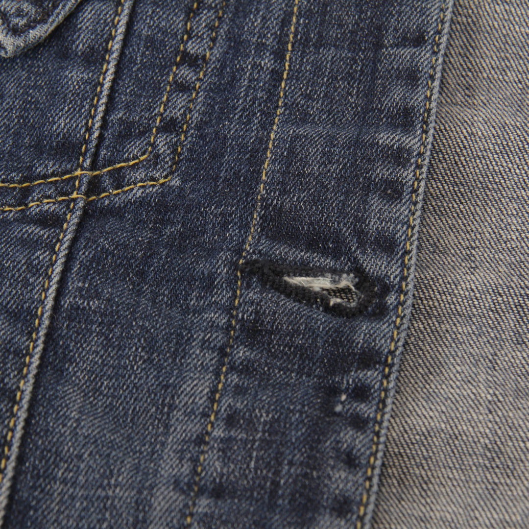 良品『USED』 
HUDSON ハドソン 
 デニムジャケット 
コットン/ポリエステル ブルー