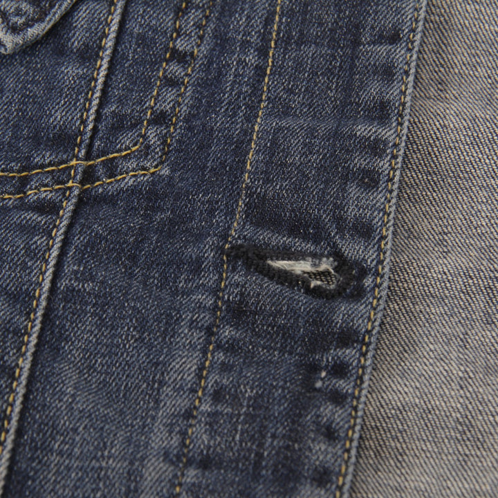 良品『USED』 
HUDSON ハドソン 
 デニムジャケット 
コットン/ポリエステル ブルー