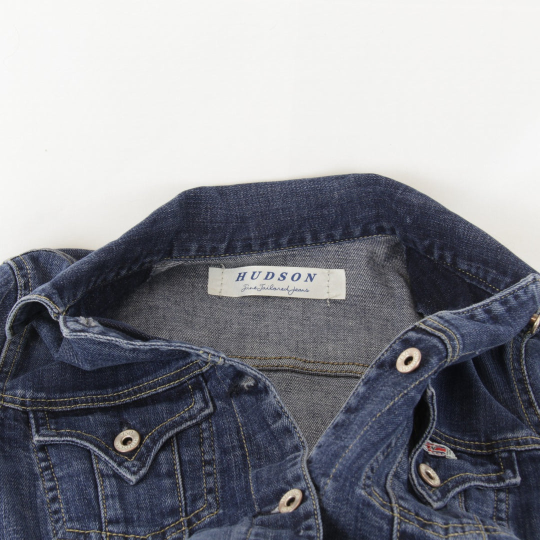 良品『USED』 
HUDSON ハドソン 
 デニムジャケット 
コットン/ポリエステル ブルー