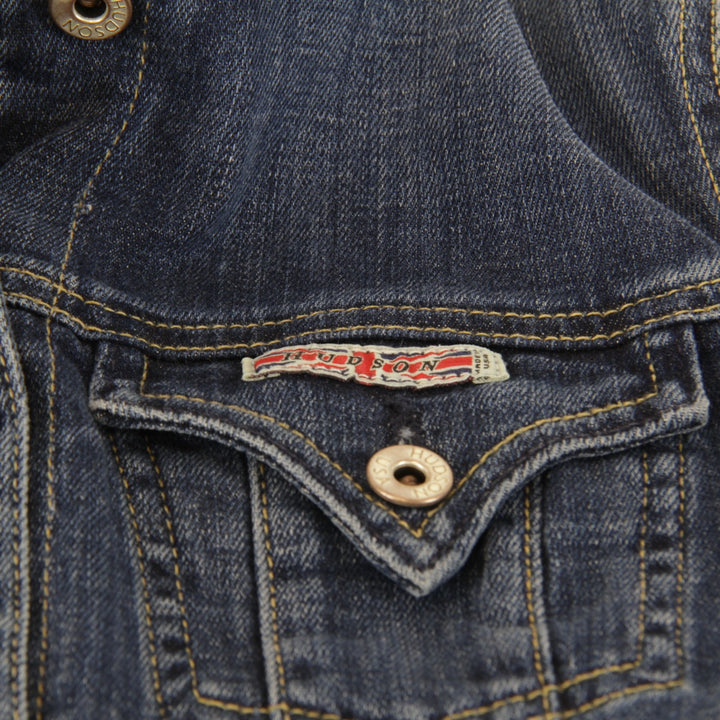 良品『USED』 
HUDSON ハドソン 
 デニムジャケット 
コットン/ポリエステル ブルー