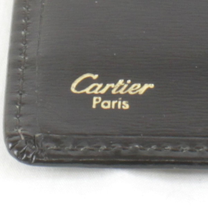 『USED』 
CARTIER カルティエ 
 カードケース 
レザー ブラック