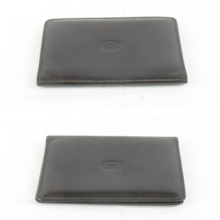 『USED』 
CARTIER カルティエ 
 カードケース 
レザー ブラック