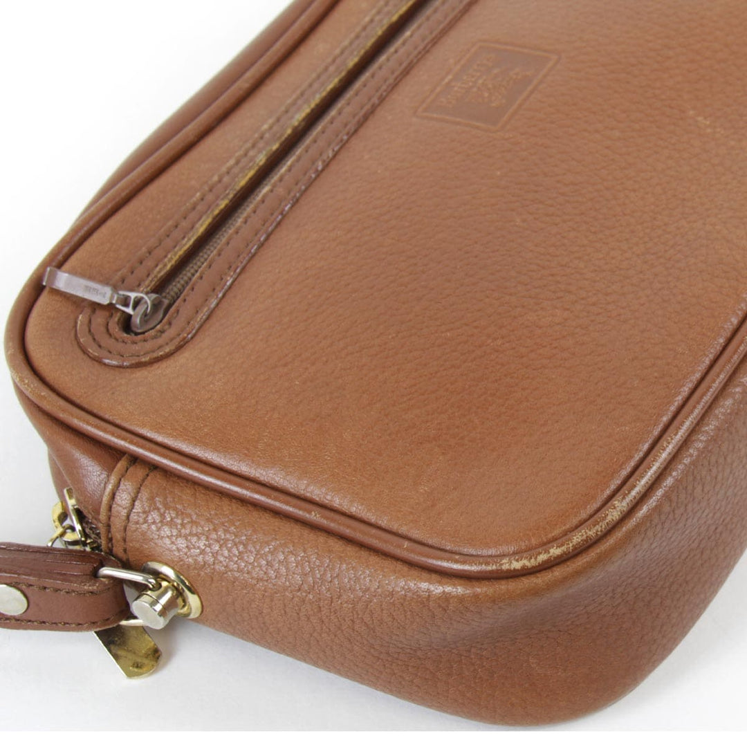 『USED』 
BURBERRY バーバリー 
 セカンドバッグ 
レザー ブラウン