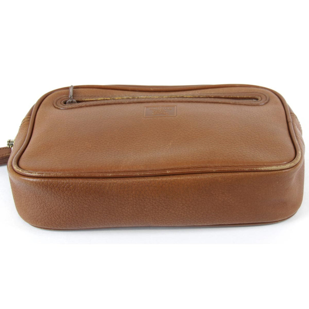 『USED』 
BURBERRY バーバリー 
 セカンドバッグ 
レザー ブラウン