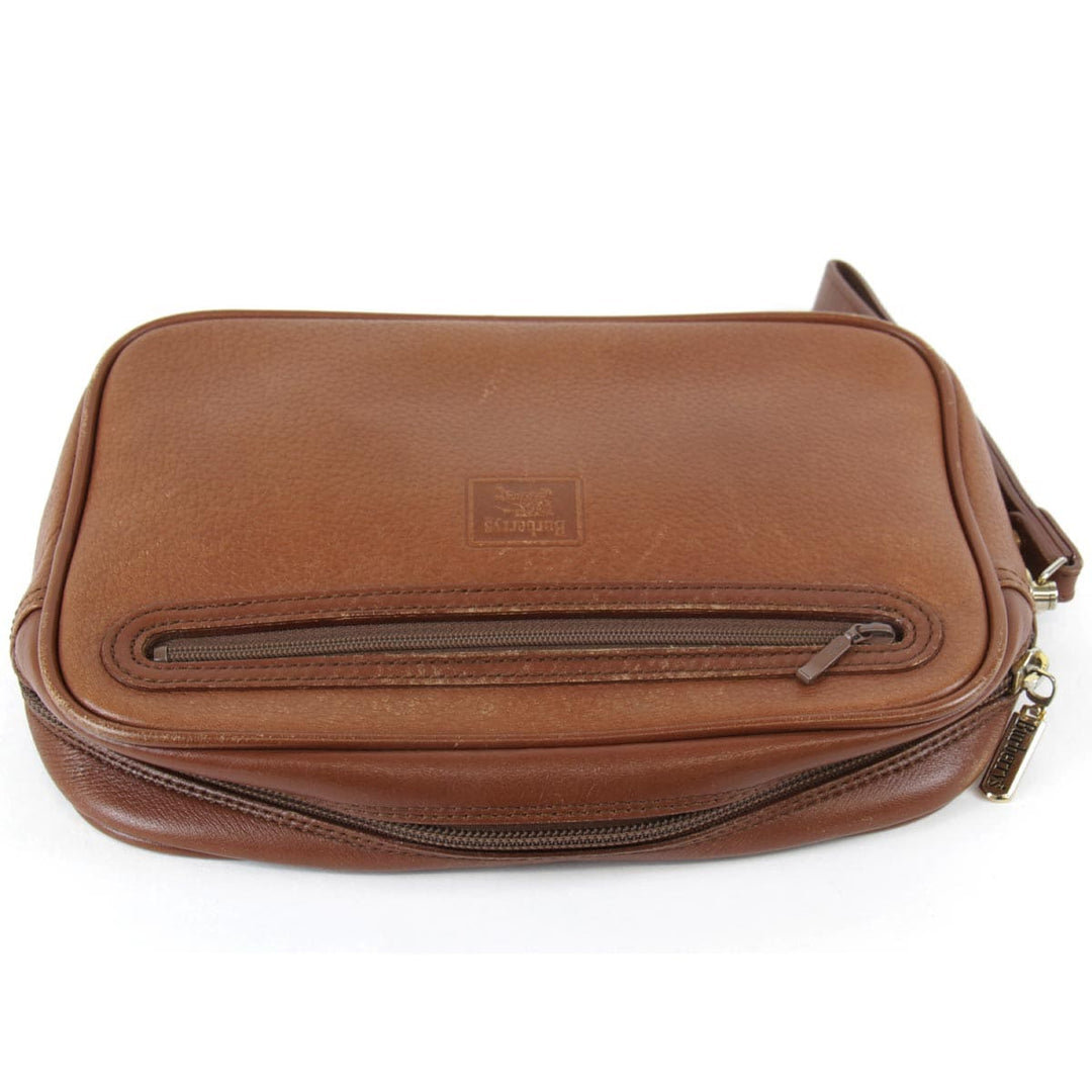 『USED』 
BURBERRY バーバリー 
 セカンドバッグ 
レザー ブラウン